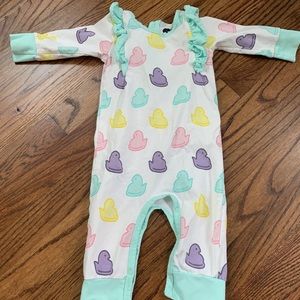 Monica and Andy Easter outfit